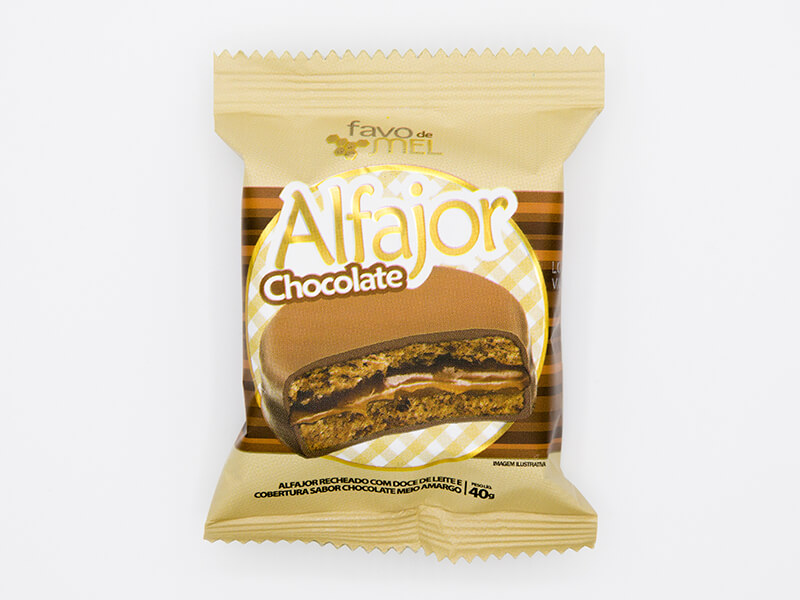 ALFAJOR MEIO AMARGO 40g